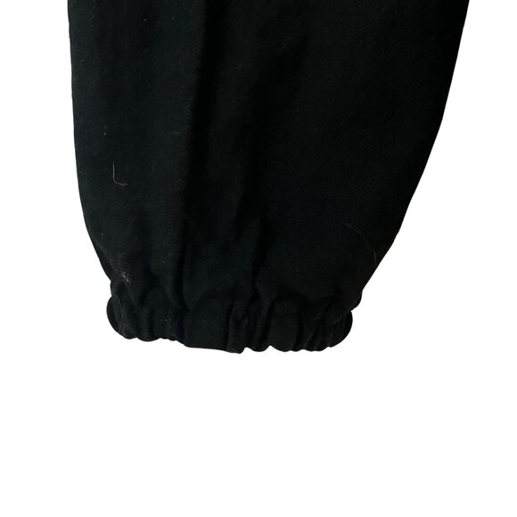 Sundance Denim Wear Black Jacket w/ Animal Print Trim | Made in USA | M - Picture 11 of 15